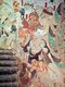 China: Detail of mourners at Buddha's nirvana, cave 158, Mogao Caves, Dunhuang, Gansu Province, c. 8th century CE