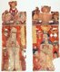 China: Manichaean donors, or possibly the prophet Mani. Bezeklik Thousand Buddha Caves, Turfan, Xinjiang, c. 8th-9th century